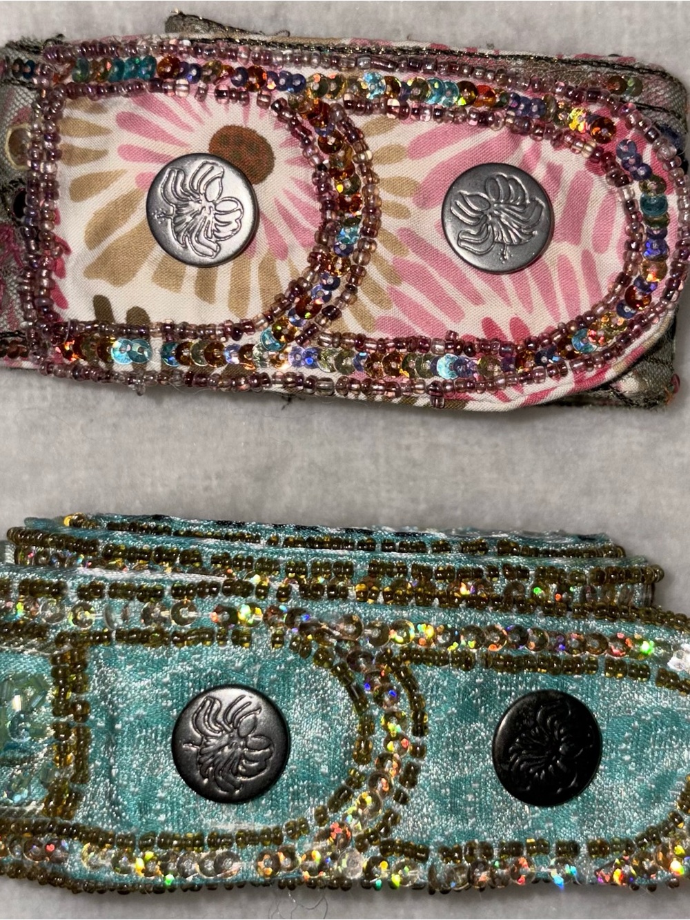 KUHLBeaded & Sequin Silk Statement Belt – Multicolor Embellished Boho Waist Belt